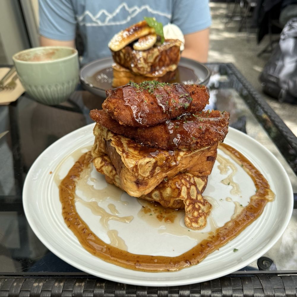 Craffles - honey garlic chicken french toast and banana french toast - Waffles Near Me - Vancouver, British Columbia Craffles - honey garlic chicken french toast and banana french toast - Waffles Near Me - Vancouver, British Columbia