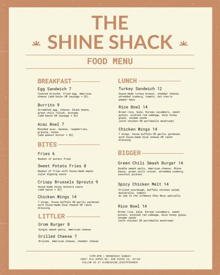 Menu photo 7 JuneShine Ranch San Diego, CA Menu photo 7 JuneShine Ranch San Diego, CA