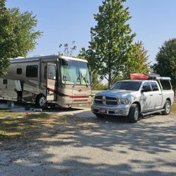 D & W Lake Camping & Fishing - Our site for the two nights