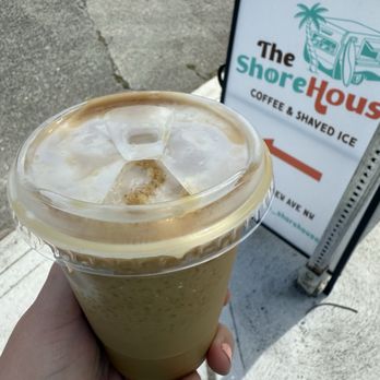 The Shorehouse Coffee & Shaved Ice - Coconut coffee. - Coffee & Tea Near Me - Seattle, Washington