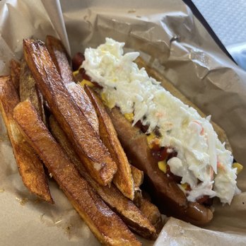 Just Dogs ATL - 2. Just Dog with Slaw - Hot Dogs Near Me - McDonough, Georgia Just Dogs ATL - 2. Just Dog with Slaw - Hot Dogs Near Me - McDonough, Georgia