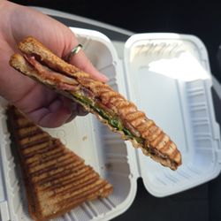 One Main Cafe - Broken yolk breakfast panini