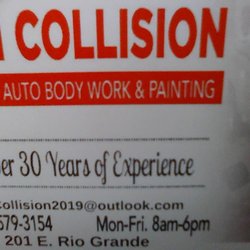 B&M Collision - Here is my Card