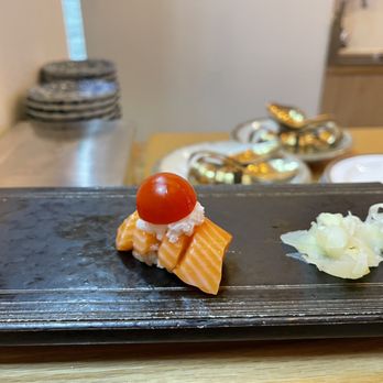 omakase room by maaser - Salmon - Sushi Bars Near Me - New York, New York omakase room by maaser - Salmon - Sushi Bars Near Me - New York, New York