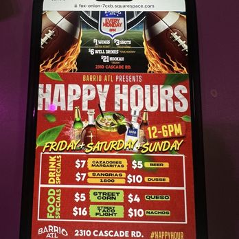 Barrio ATL - Happy hour deals - Soul Food Near Me - Atlanta, Georgia Barrio ATL - Happy hour deals - Soul Food Near Me - Atlanta, Georgia