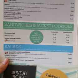 The Breakwater Coffee Shop & Bistro - Menu, page 1