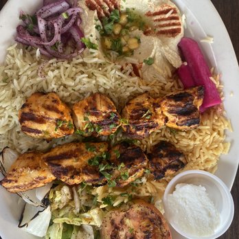 Taboon Mediterranean - CHICKEN KABAB is so good - Mediterranean Near Me - Long Beach, California
