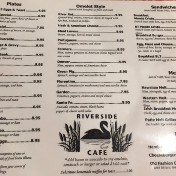 Riverside Cafe - Menu - Breakfast & Brunch Near Me - Wareham, Massachusetts Riverside Cafe - Menu - Breakfast & Brunch Near Me - Wareham, Massachusetts