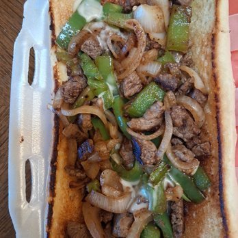 Los Sanchez Grill - Philly Cheese Steak packed with good stuff! But, the bun let much of the filling spill out. It was too small for the filling. - Food Trucks Near Me - Las Cruces, New Mexico Los Sanchez Grill - Philly Cheese Steak packed with good stuff! But, the bun let much of the filling spill out. It was too small for the filling. - Food Trucks Near Me - Las Cruces, New Mexico