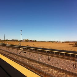 La Fox Metra Station- Union Pacific West Line - LaFox in the fall