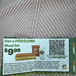 Coupon fine print that doesn't report the coupon can only be used on turkey Coupon fine print that doesn't report the coupon can only be used on turkey