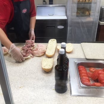 Jersey Mike's Subs - Employee insisted on doing things his way. Please send my 1 sub down the line now. - Sandwiches Near Me - Rialto, California Jersey Mike's Subs - Employee insisted on doing things his way. Please send my 1 sub down the line now. - Sandwiches Near Me - Rialto, California