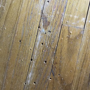C V Hardwood Flooring - nail holes - Flooring Near Me