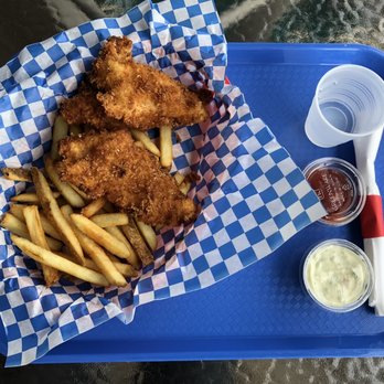Anthony’s Fish Bar - a tray of fried fish and fries - Seafood Near Me - Seattle, Washington Anthony’s Fish Bar - a tray of fried fish and fries - Seafood Near Me - Seattle, Washington