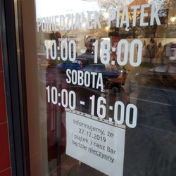 Sklep Bar Maja Janusz Godeń - Bar Mają. Godziny otwarcia.