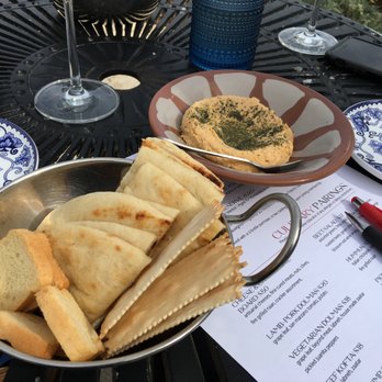 DAOU Vineyards - Hummus and Pita Bread - Wineries Near Me - Paso Robles, California