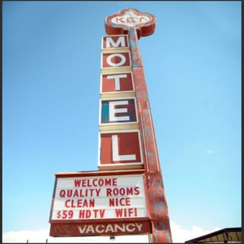 Key Motel - Sign out front - Hotels Near Me - Rawlins, Wyoming
