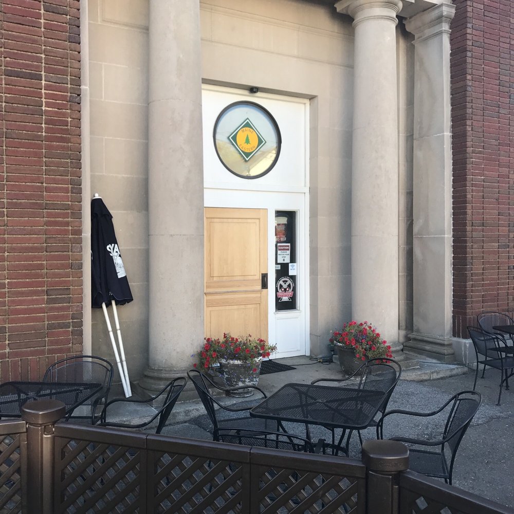 Trackside Station - the entrance to the station - American Near Me - Rockland, Maine
