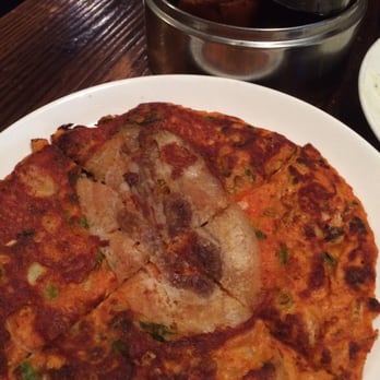 Revel - Pork belly and kimchee pancake - Korean Near Me - Seattle, Washington