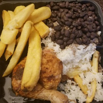 Sardi's Pollo A La Brasa - Dark meat, rice and black beans, French fries - Peruvian Near Me - Laurel, Maryland Sardi's Pollo A La Brasa - Dark meat, rice and black beans, French fries - Peruvian Near Me - Laurel, Maryland