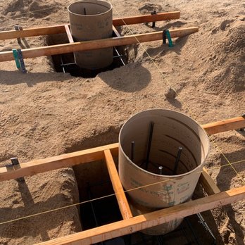 Breez Construction - Pouring foundation piers - General Contractors Near Me