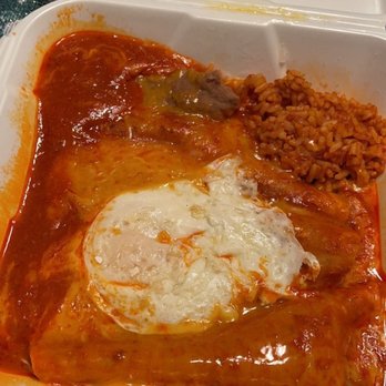 Jerry's Cafe - Cheese Enchiladas Red with and Egg and Egg Shells - New Mexican Cuisine Near Me - Gallup, New Mexico Jerry's Cafe - Cheese Enchiladas Red with and Egg and Egg Shells - New Mexican Cuisine Near Me - Gallup, New Mexico
