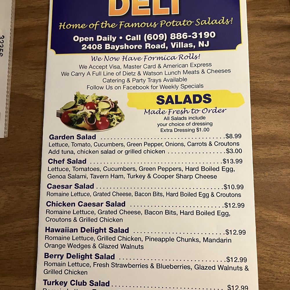 Robinsons's Deli - Menu - Delis Near Me - Villas, New Jersey Robinsons's Deli - Menu - Delis Near Me - Villas, New Jersey