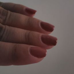 Gel polish change.
