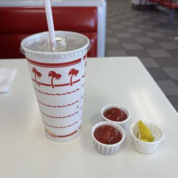 In-N-Out Burger - Drink and spicy peppers - Burgers Near Me - Grants Pass, Oregon In-N-Out Burger - Drink and spicy peppers - Burgers Near Me - Grants Pass, Oregon