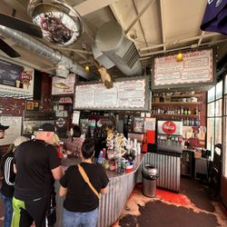 Big Earl's Greasy Eats - Inside Ordering Area and Menu