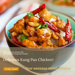 Four Seasons Asian Cuisine - Kung pao chicken