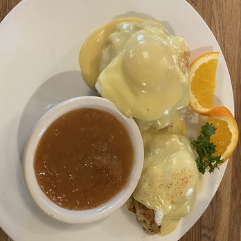 Touch of Paso - Crab cake Benedict - Breakfast & Brunch Near Me - Paso Robles, California Touch of Paso - Crab cake Benedict - Breakfast & Brunch Near Me - Paso Robles, California