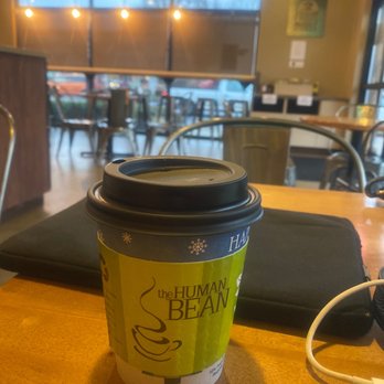The Human Bean - Stop by Human Bean coffee for a Americano and doing some work. This place is no good. It is so cold inside the store. The coffee is ok. - Coffee & Tea Near Me - Hillsboro, Oregon