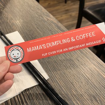 Mama's Dumpling & Coffee - Cute chopsticks cover to enhance your enjoyment - Coffee & Tea Near Me - Richmond, British Columbia Mama's Dumpling & Coffee - Cute chopsticks cover to enhance your enjoyment - Coffee & Tea Near Me - Richmond, British Columbia