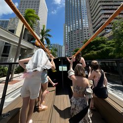 Rumbatours - Bachelorette adventures with Rumbatours Miami. Our open-air party bus lets you celebrate in style with unforgettable views of the city.