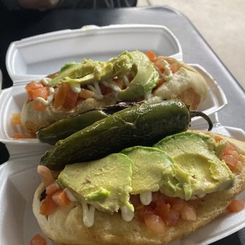 Percheron - Sonoran Hot Dogs!!! The avocado was everything!!! - Mexican Near Me - Tucson, Arizona