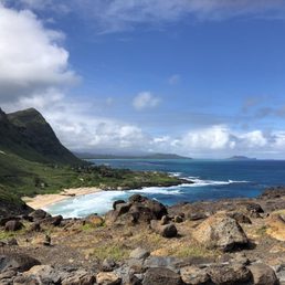 Looking out toward Makapuu Beach Looking out toward Makapuu Beach