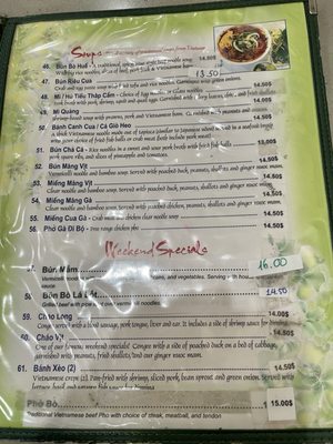 Menu photo 4 Huong Binh Seattle, WA