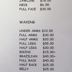 Brows By PJ - Price list for all the services I provide.