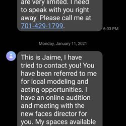 John Casablancas Modeling & Career Center - John Casablanca's office does not return messages and jail calls.  They just ignore you.
