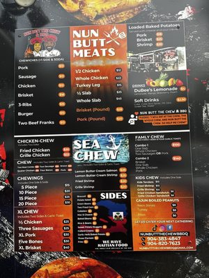 Menu photo 5 Nun Butt The Chew & BBQ Jacksonville, FL