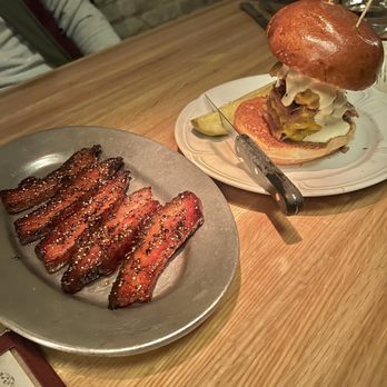 Au Cheval - Thick Cut Peppered Bacon. Fried Bologna Sandwich - Bars Near Me - Chicago, Illinois