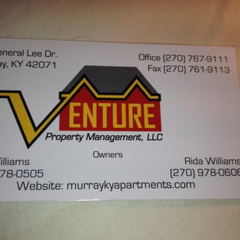 Venture Property Management - Business card for the landlords - Apartments Near Me - Murray, Kentucky Venture Property Management - Business card for the landlords - Apartments Near Me - Murray, Kentucky