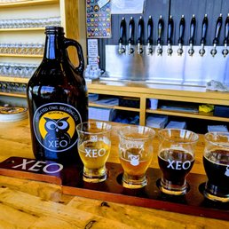 My Tasty Flight and Collectable growler. My Tasty Flight and Collectable growler.