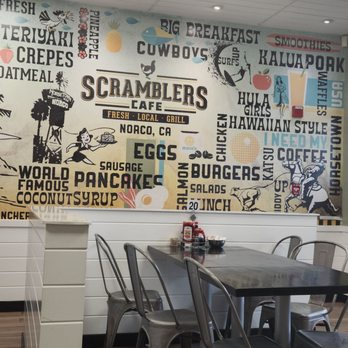 Scramblers Cafe - Inside of scramblers - Breakfast & Brunch Near Me - Norco, California Scramblers Cafe - Inside of scramblers - Breakfast & Brunch Near Me - Norco, California