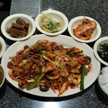 Manna Korean Restaurant - Spicy calamari. - Korean Near Me - Austin, Texas