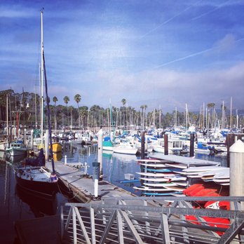 Brophy Bros - View of the boats just outside of Brophy's - Seafood Near Me - Santa Barbara, California