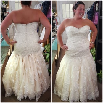 Designs By Nicole - The dress AFTER Nicole saved it - Sewing & Alterations Near Me - Rockville, Maryland
