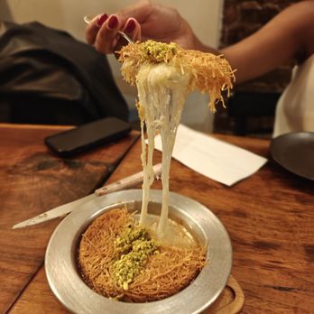 Pera Turkish Cuisine - Kunefe look at the cheese pull - Turkish Near Me - Philadelphia, Pennsylvania Pera Turkish Cuisine - Kunefe look at the cheese pull - Turkish Near Me - Philadelphia, Pennsylvania