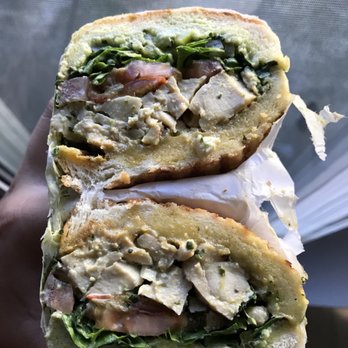 Miss Tomato - Spicy mama with extra pesto. No cheese and no onions. So so good. - Sandwiches Near Me - Pacifica, California Miss Tomato - Spicy mama with extra pesto. No cheese and no onions. So so good. - Sandwiches Near Me - Pacifica, California